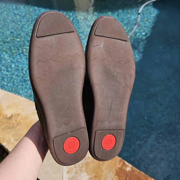 Fitflop LawerenceBOAT SHOES 030 MOKA shoes 11 - Picture 6 of 14